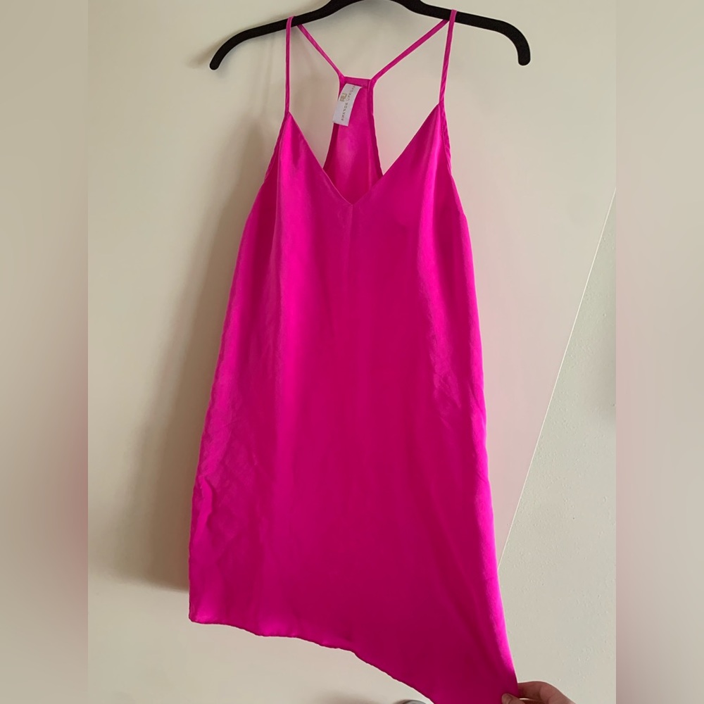 Bright Pink amanda uprichard flowy dress